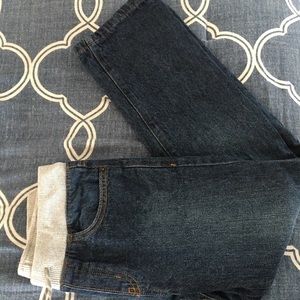 Boys flannel lined jeans